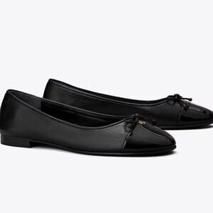 Tory Burch Cap-Toe Ballet Flats